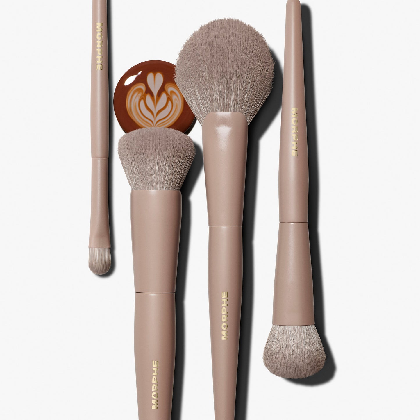 Iced Mocha 4-Piece Face Brush Set