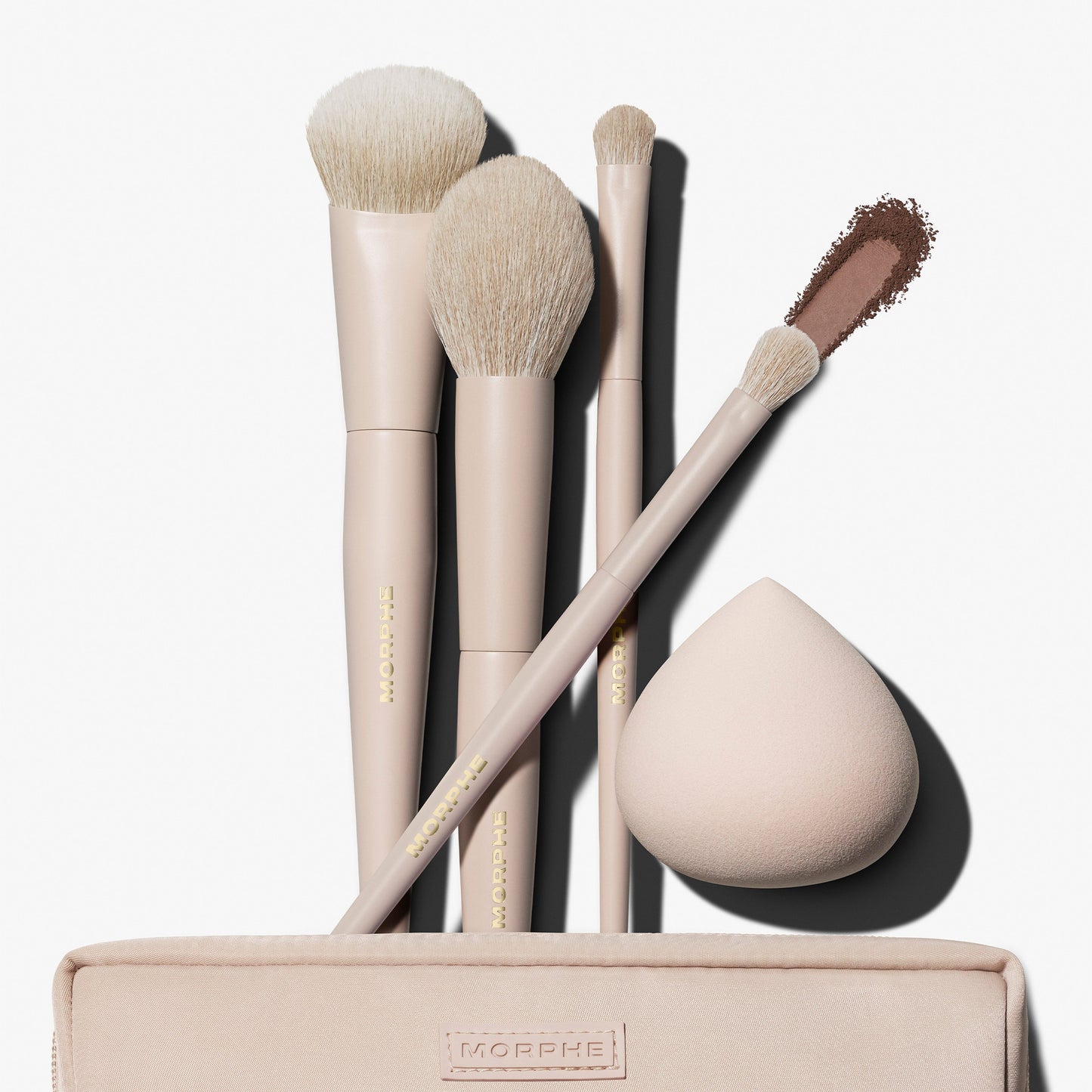 Oat Latte 5-Piece Face & Eye Brush Set