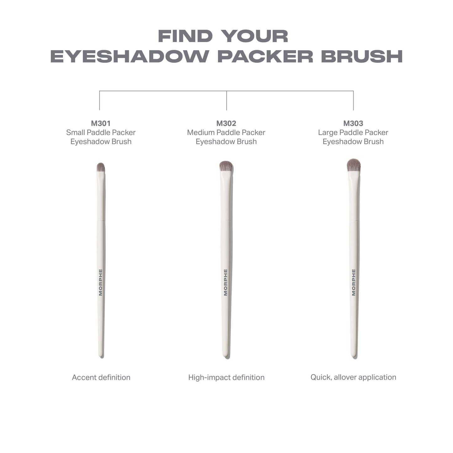 M301 Small Paddle Packer Eyeshadow Brush