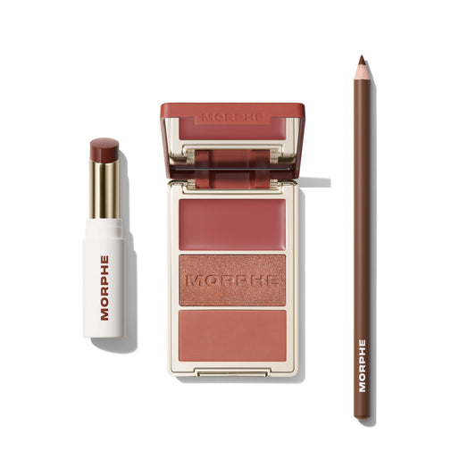 Mocha 3-Piece Cheek & Lip Bundle