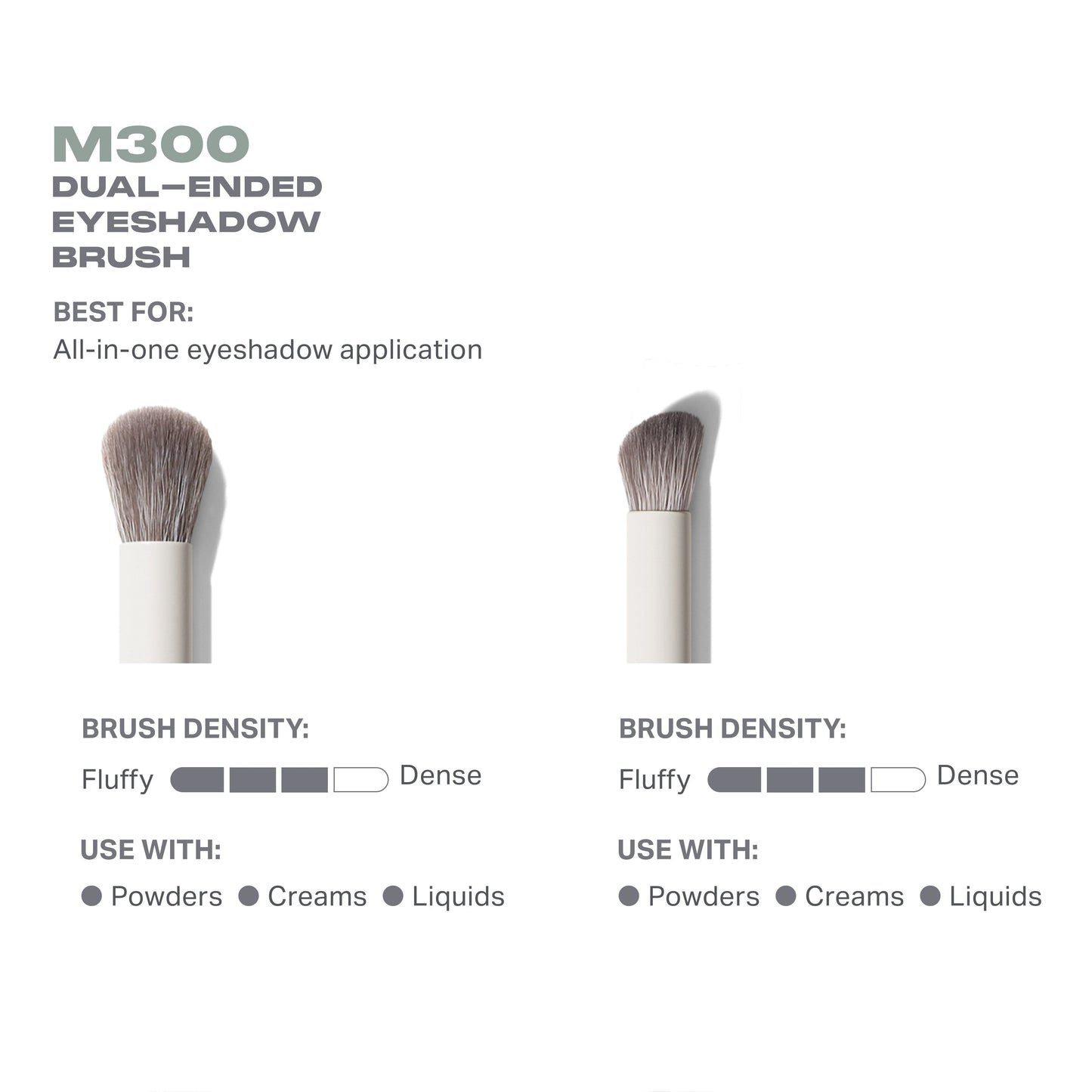 M300 Dual-Ended Eyeshadow Brush