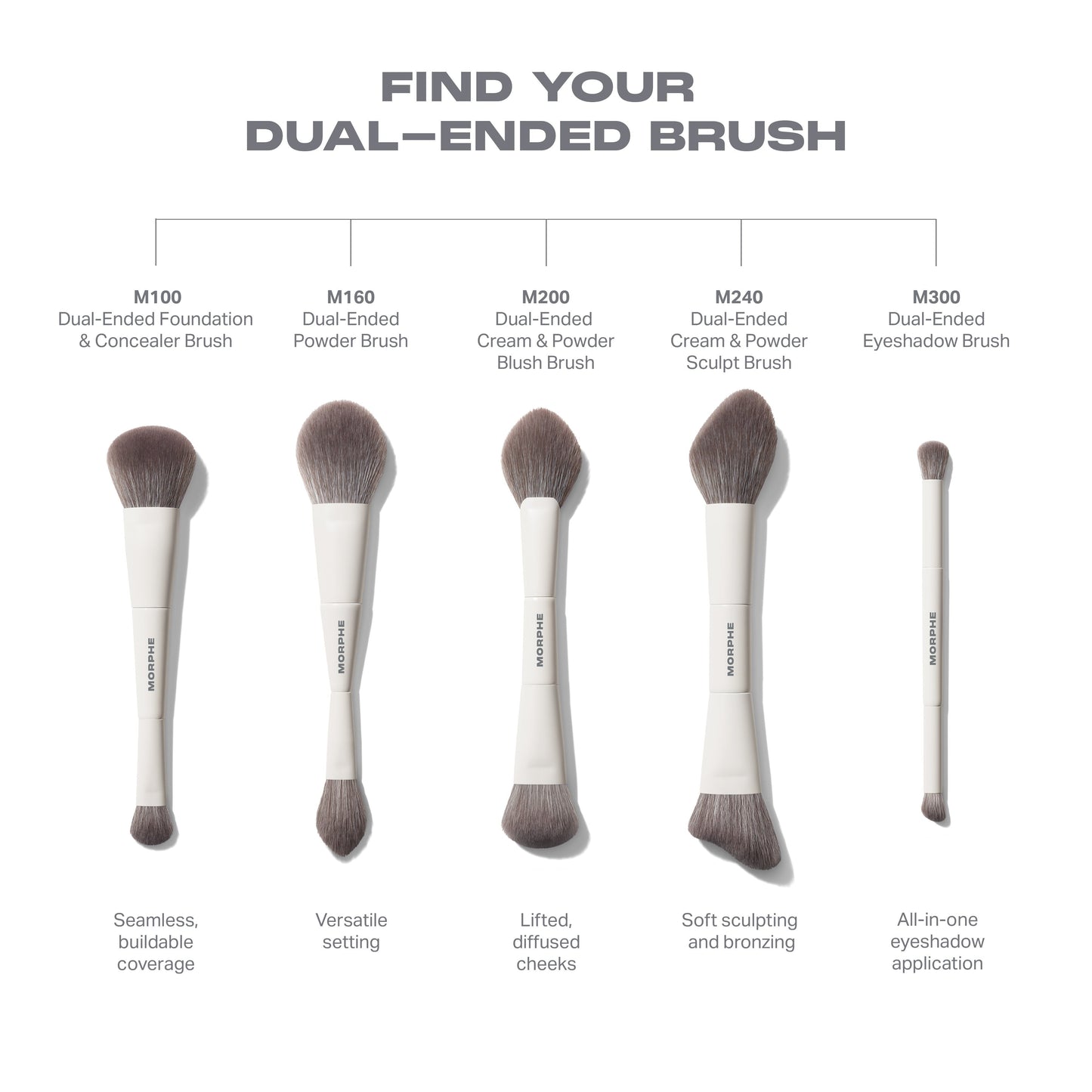 M300 Dual-Ended Eyeshadow Brush