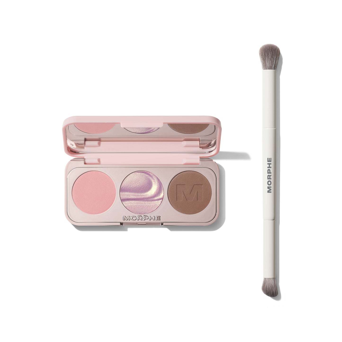 ChromaPlus Eyeshadow Trio & M300 Dual-Ended Eyeshadow Brush Bundle