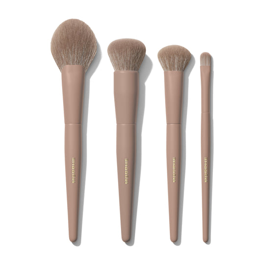Iced Mocha 4-Piece Face Brush Set